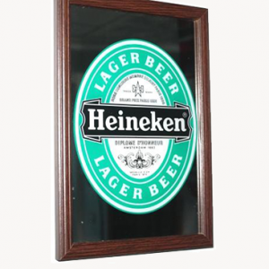Heineken Label Small Mirror