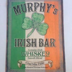 Murphys Irish Bar Metal Sign